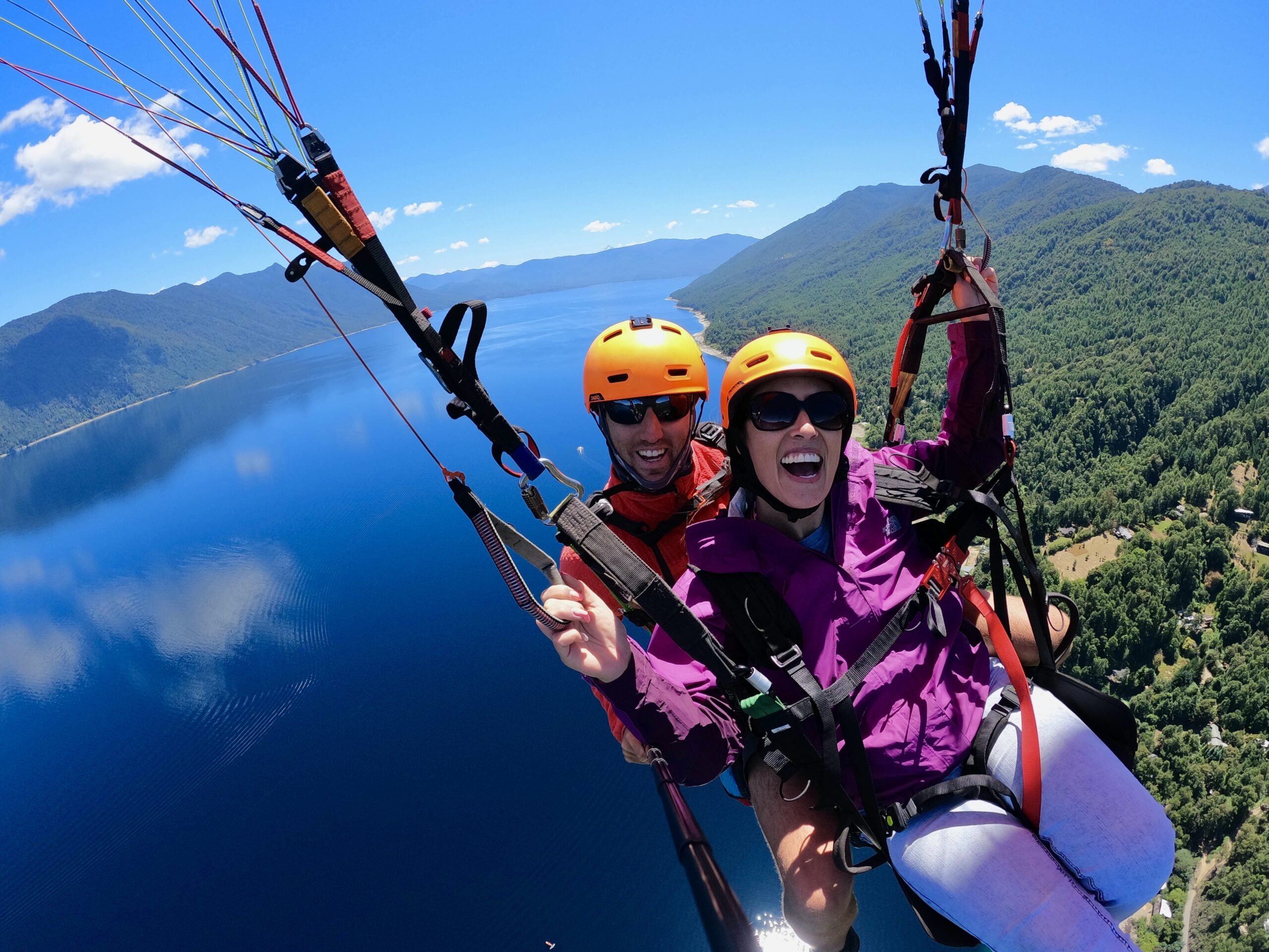Vuelo tandem en parapente